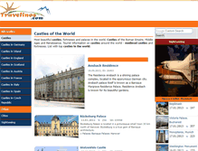 Tablet Screenshot of castles.travelinos.com